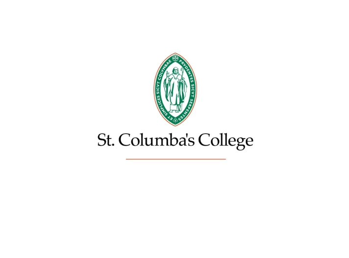 Warden (Principal) | St. Columba's College | Dublin